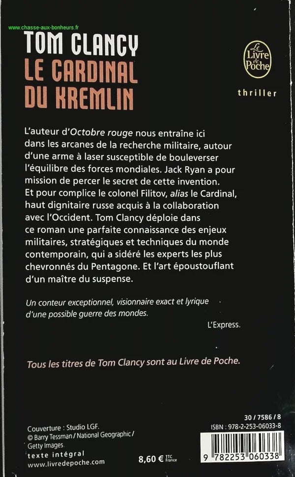 The Cardinal of the Kremlin - Tom Clancy - book