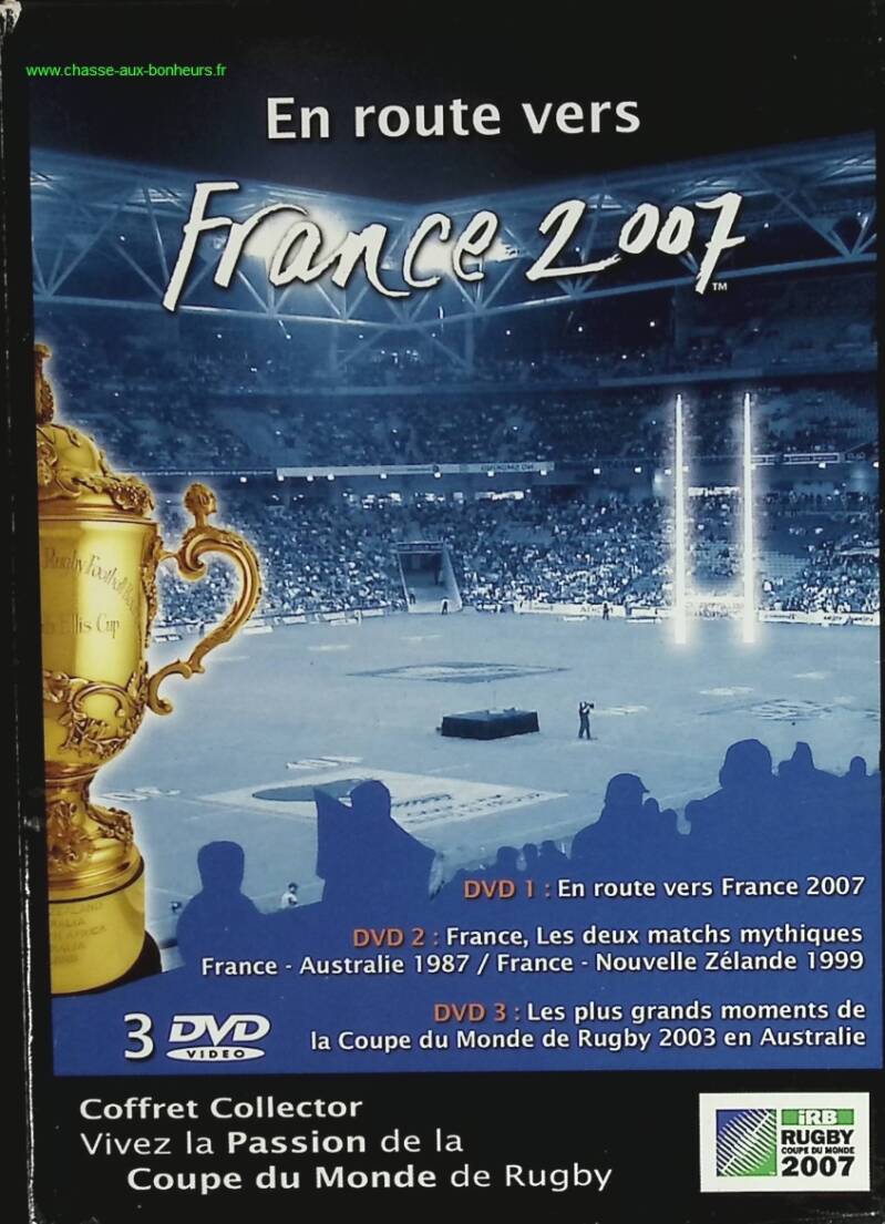 On the road to France 2007 - Rugby World Cup - 3 DVD collector's box set - DVD