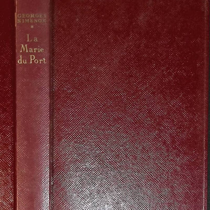 La marie du port - Simenon - livre