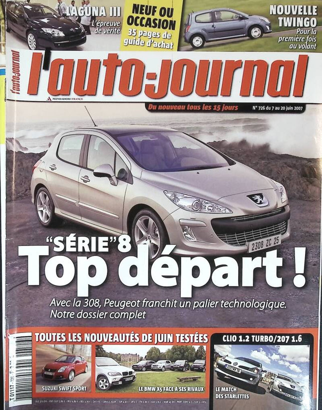 Top start series 8 - L'auto journal - n° 726 - 2007 - magazine review - car