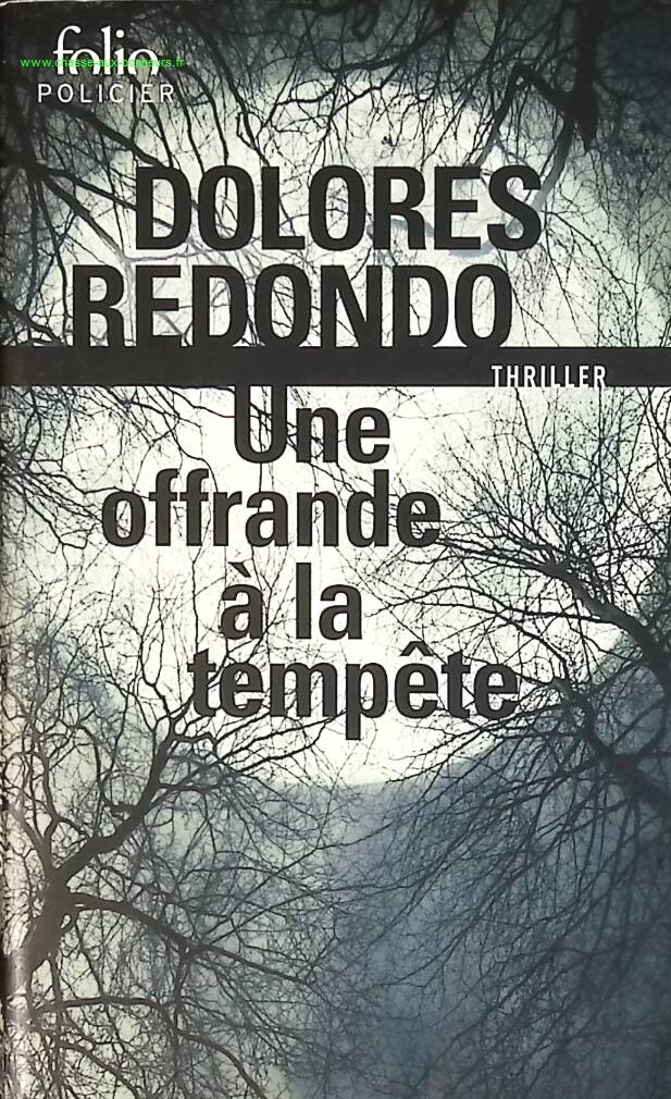 Une Offrande À La Tempête - Dolores Redondo - livre