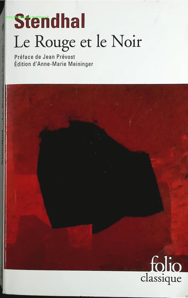 Le rouge et le noir - Stendhal - livre