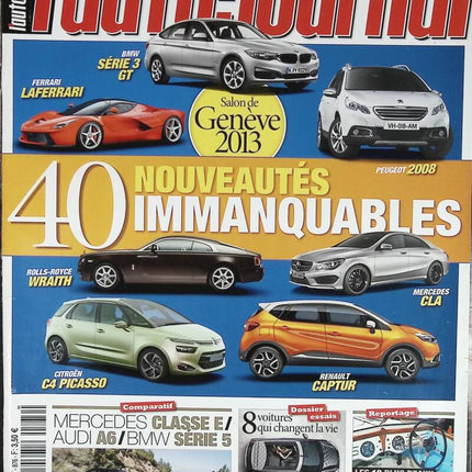 Nouveautés - L'auto journal - n° 876 - 2013 - revue magazine - voiture