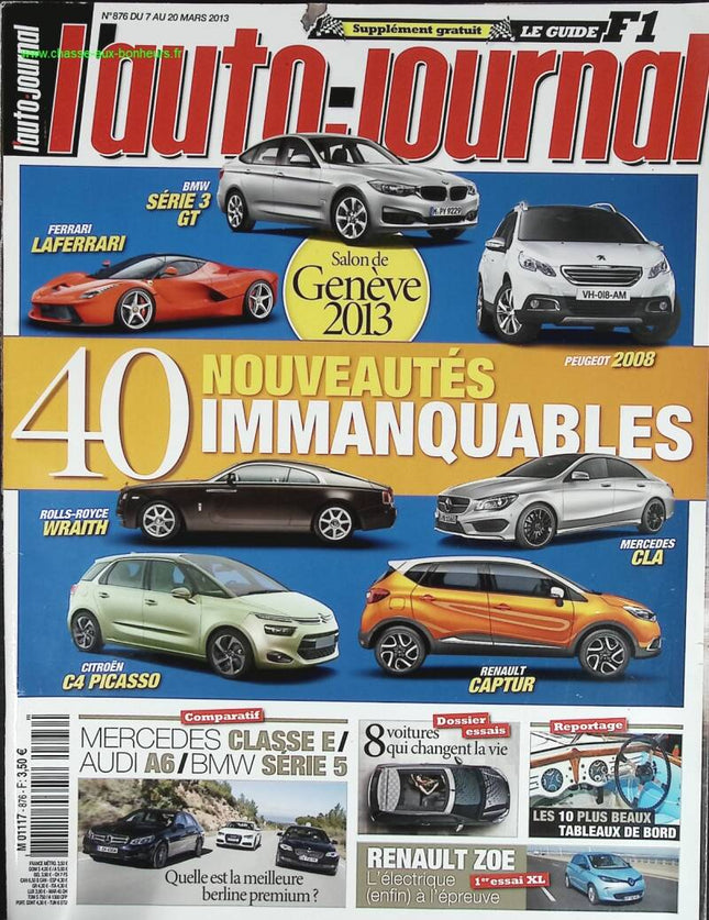 Neuerscheinungen - L'auto journal - Nr. 876 - 2013 - Zeitschriftenkritik - Auto
