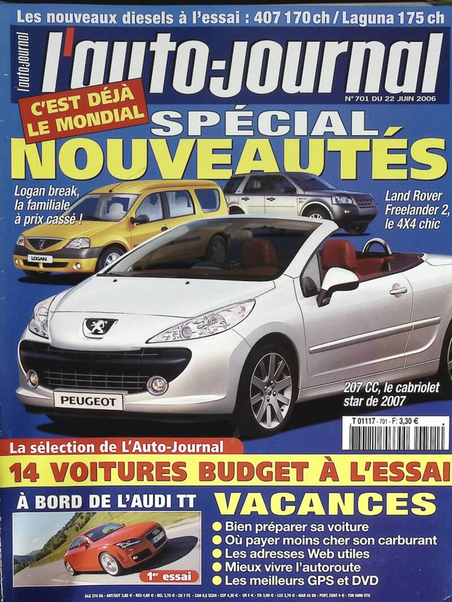 Special new releases - L'auto journal - n° 701 - 2006 - magazine review - car