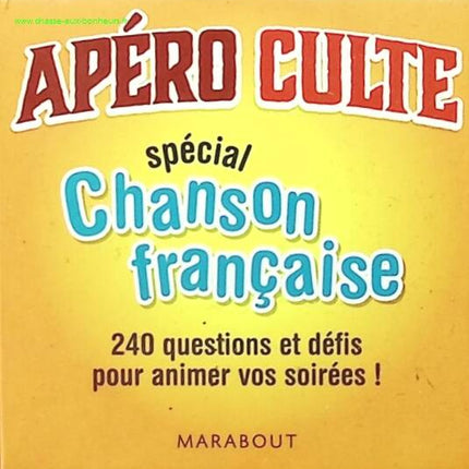 Apéro Culte Spécial Chanson française - Marabout - jeu de société