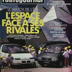 Der Renault Espace im Vergleich zu seinen Konkurrenten - L'auto journal - Nr. 13 - 1990 - Zeitschriftenrezension - Auto