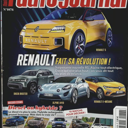 Renault macht seine Revolution - L'auto journal - Nr. 1076 - 2021 - Zeitschriftenrezension - Auto