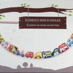 Wooden Elements to Thread - Vehicles - board game