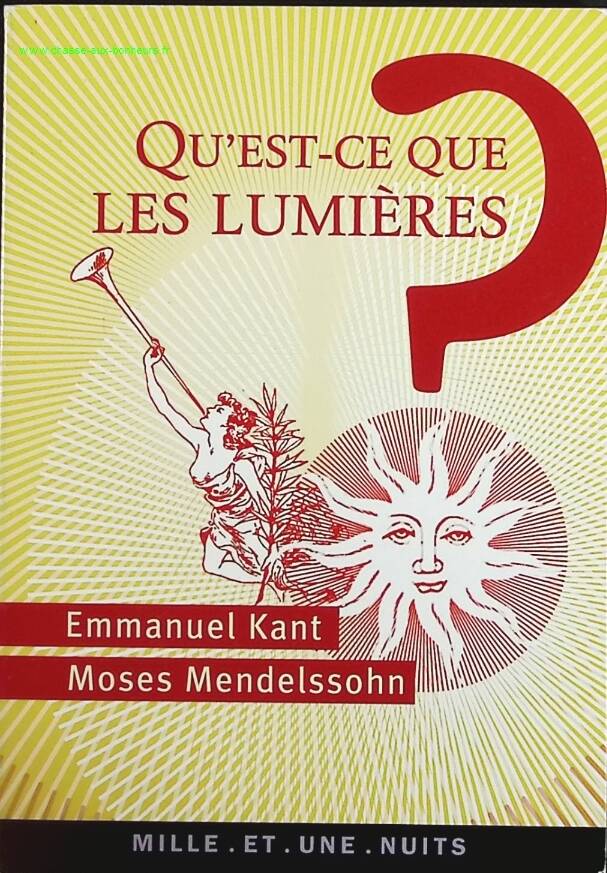 What is Enlightenment? - Immanuel Kant, Moses Mendelssohn - book