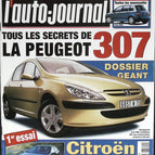 Alle Geheimnisse des Peugeot 307 - L'auto journal - Nr. 562 - 2001 - Zeitschriftenrezension - Auto