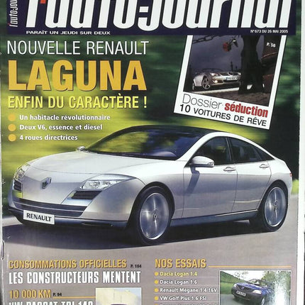 Der neue Renault Laguna - L'auto journal - Nr. 673 - 2005 - Zeitschriftenbericht - Auto