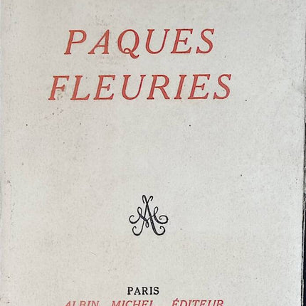 Pâques Fleuries - Romain Rolland - livre