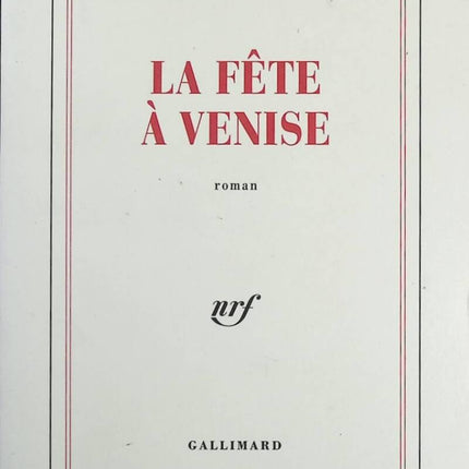 The Party in Venice - Philippe Sollers - book