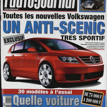 Alle aktuellen Volkswagen-Neuigkeiten - L'auto journal - Nr. 582 - 2001 - Zeitschriftenbericht - Auto