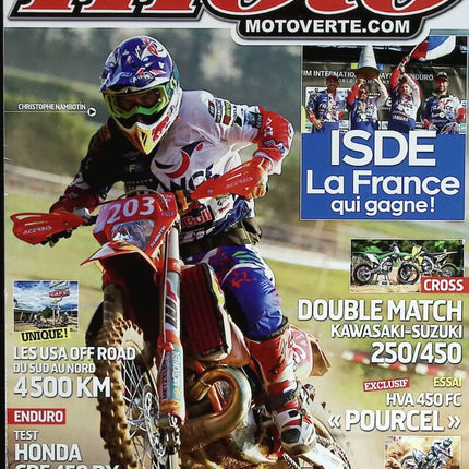 Honda CRF 450 RX - Moto verte - n° 522 - 2017 - revue magazine -Moto