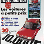 Les voitures à petits prix - L'auto journal - n° 10 - 1991 - revue magazine - voiture