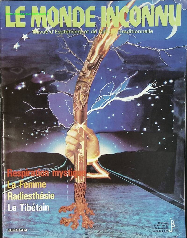 Respiration mystique - Le monde inconnu - n° 23 - 1981 - revue magazine - ésotérisme
