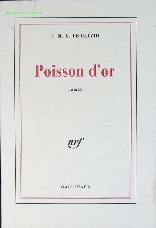 Poisson d'or - J. M. G. Le Clézio - livre