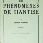 Les phénomènes de hantise - Ernest Bozzano - 1929 - livre