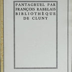 Pantagruel-Bibliothek von Cluny – François Rabelais – 1959 – Buch