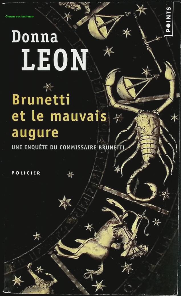 Brunetti et le mauvais augure - Donna Leon - 2014 - livre