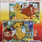 Supercolor Puzzle - Lion King - 2 x 60 pieces - Disney - board game