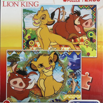 Supercolor Puzzle - Lion King - 2 x 60 pieces - Disney - board game