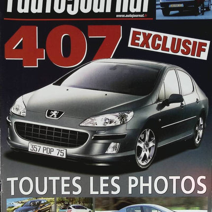 Exklusiver Peugeot 407 - L'auto journal - Nr. 634 - 2003 - Zeitschriftenbericht - Auto