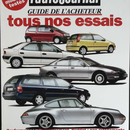 Guide de l'acheteur 1993 tous nos essais - L'auto journal - n° 21H - 1993 - revue magazine - voiture