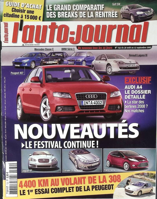 New features: the festival continues - L'auto journal - n° 732 - 2007 - magazine review - car