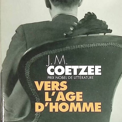 Towards Manhood - John Maxwell Coetzee - book