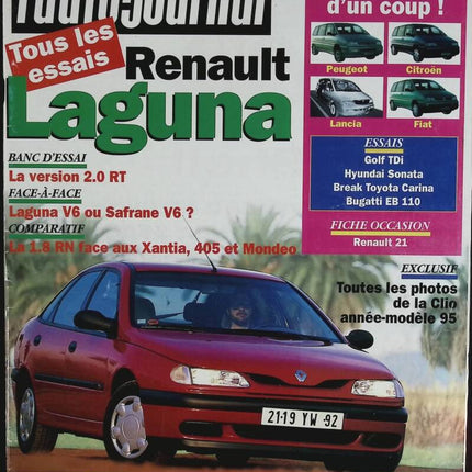 Renault Laguna - L'auto journal - n° 1 - 1994 - Zeitschriftenrezension - Auto