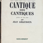 Song of Songs - Jean Giraudoux - book