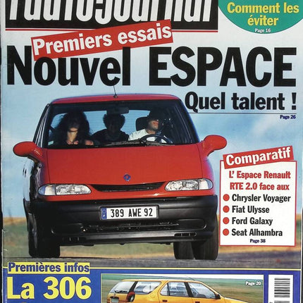 New Space What Talent - L'auto journal - n° 451 - 1996 - magazine review - car