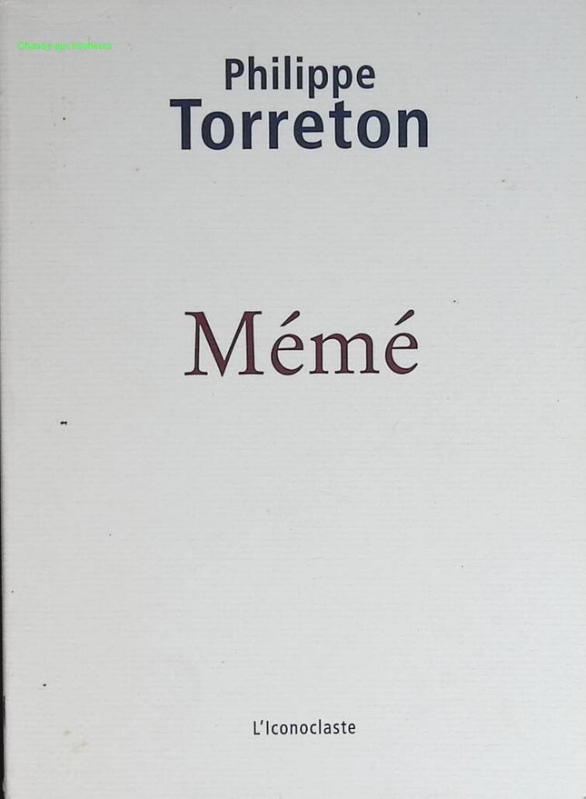 Mémé - Philippe Torreton - livre
