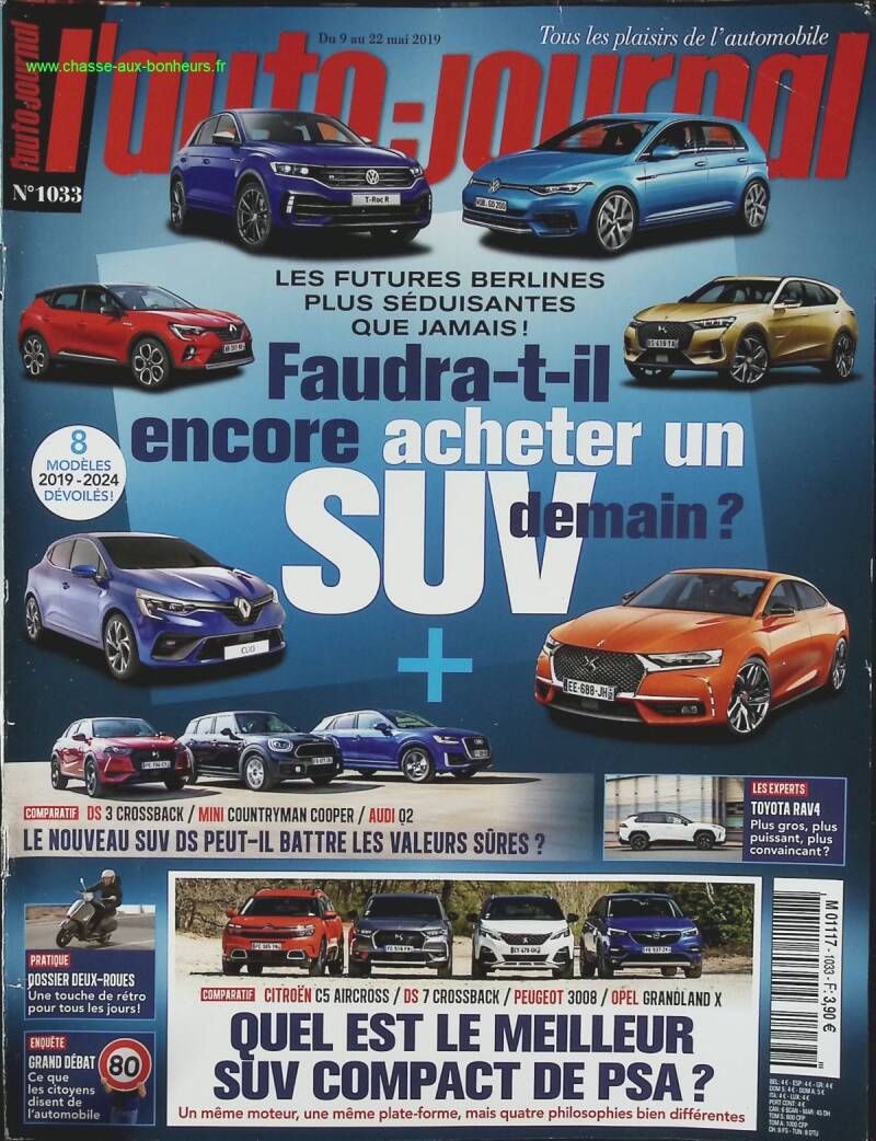 Will we still have to buy SUVs? - L'auto journal - n° 1033 - 2019 - magazine review - car