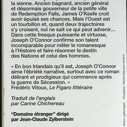 Redemption Falls - Joseph O'Connor - livre