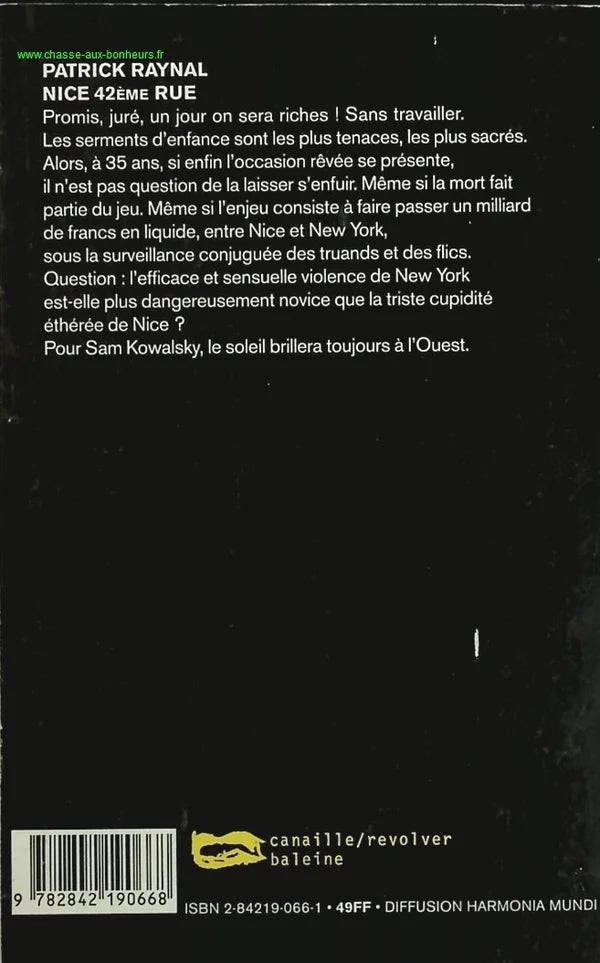 Nice 42nd Street - Patrick Raynal - book