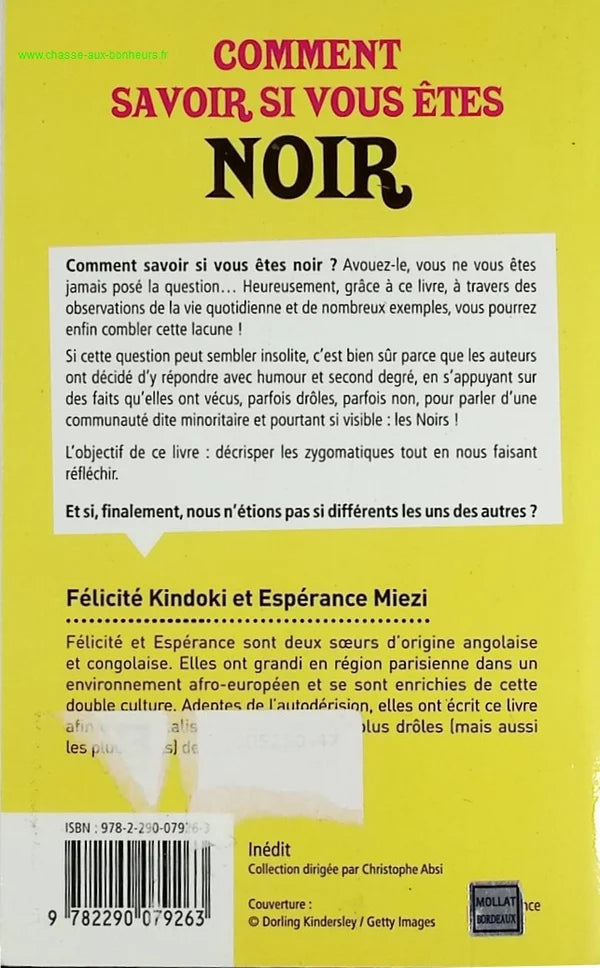 Comment savoir si vous êtes noir ? - Espérance Miezi, Félicité Kindoki - livre