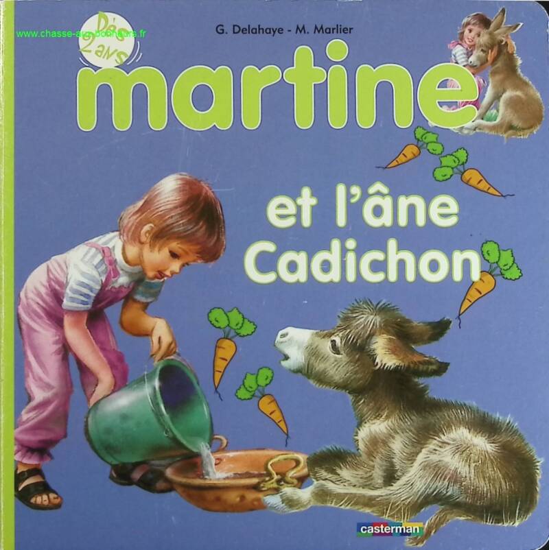 Martine and the Donkey Cadichon - Gilbert Delahaye - book