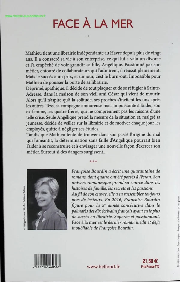 Facing the sea - Françoise Bourdin - book