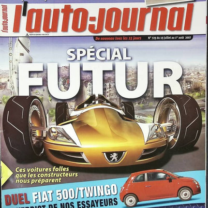 Future Special - L'auto journal - n° 729 - 2007 - magazine review - car