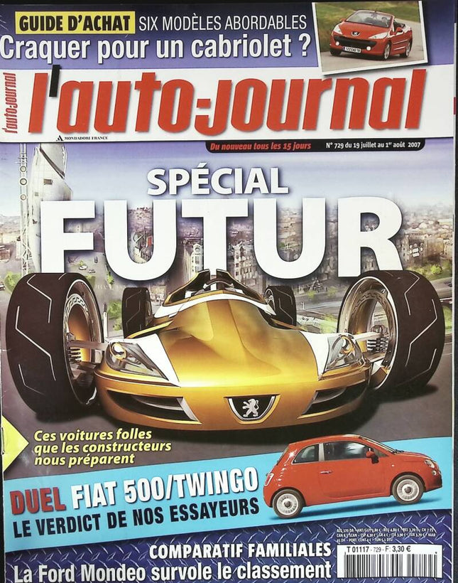 Future Special - L'auto journal - n° 729 - 2007 - magazine review - car