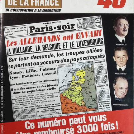 Paris soir - N° 96 - Le journal de la France les années 40 - Livre revue magazine