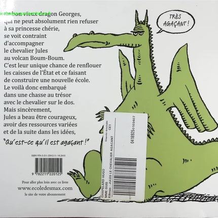 Jules Le Chevalier Agaçant - Geoffroy De Pennart - Livre