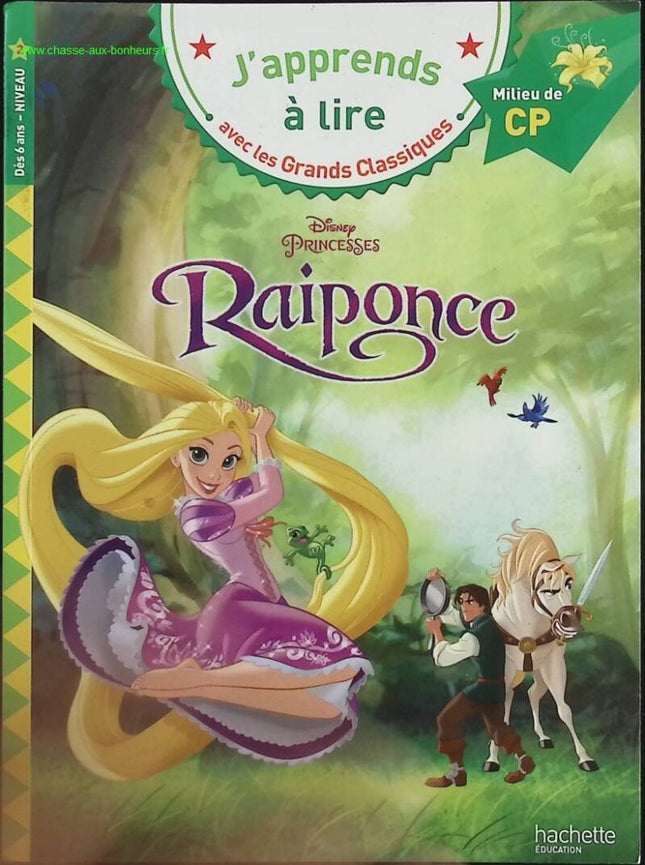 Raiponce, CP Niveau 2 - Disney - livre