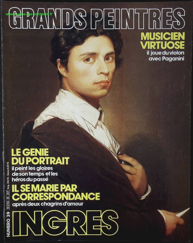 Ingres - Grands Peintres - n° 39 - revue magazine + 4 reproductions - ART peinture