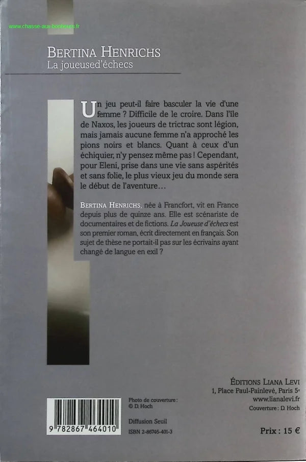 The Chess Player - Bertina Henrichs - Book