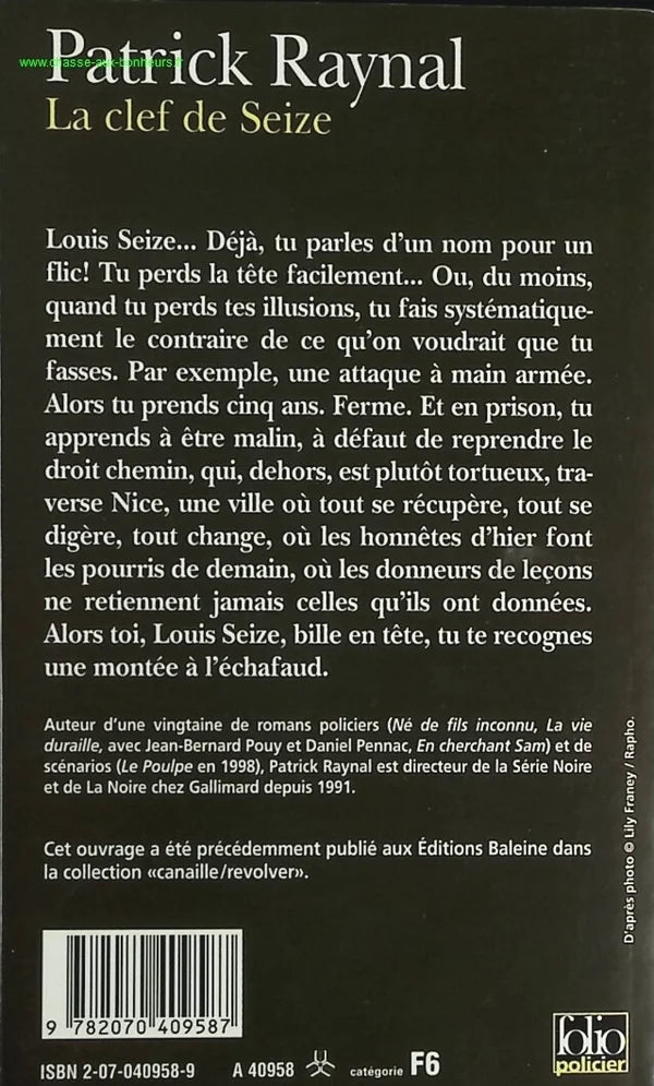 The Key to Sixteen - Patrick Raynal - book